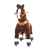 Model U Ride On Horse Toy Age 3-5 Chocolate - HoneyBug 