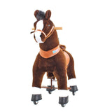 Model U Ride On Horse Toy Age 3-5 Chocolate - HoneyBug 