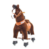 Model U Ride On Horse Toy Age 3-5 Chocolate - HoneyBug 