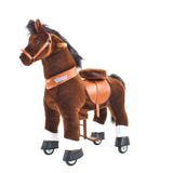 Model U Ride On Horse Toy Age 3-5 Chocolate - HoneyBug 