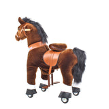 Model U Ride On Horse Toy Age 3-5 Chocolate - HoneyBug 