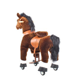 Model U Ride On Horse Toy Age 3-5 Chocolate - HoneyBug 