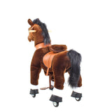 Model U Ride On Horse Toy Age 3-5 Chocolate - HoneyBug 