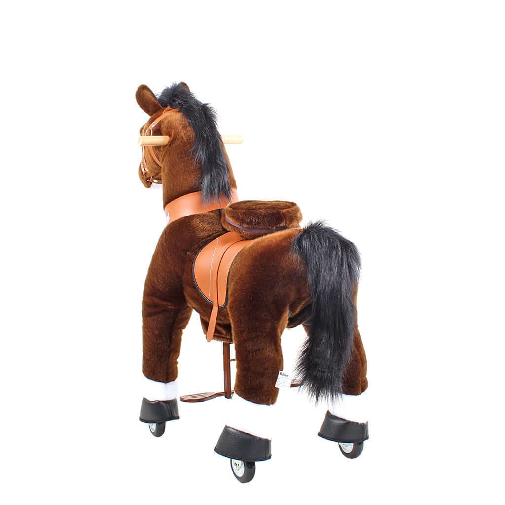 Model U Ride On Horse Toy Age 3-5 Chocolate - HoneyBug 