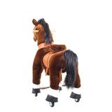 Model U Ride On Horse Toy Age 3-5 Chocolate - HoneyBug 