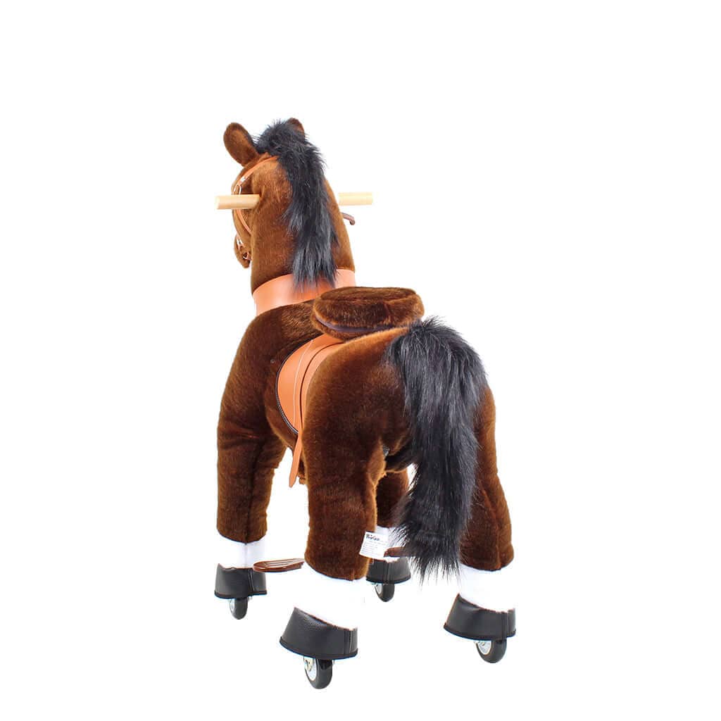 Model U Ride On Horse Toy Age 3-5 Chocolate - HoneyBug 