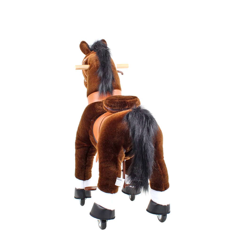 Model U Ride On Horse Toy Age 3-5 Chocolate - HoneyBug 