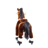 Model U Ride On Horse Toy Age 3-5 Chocolate - HoneyBug 