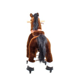 Model U Ride On Horse Toy Age 3-5 Chocolate - HoneyBug 