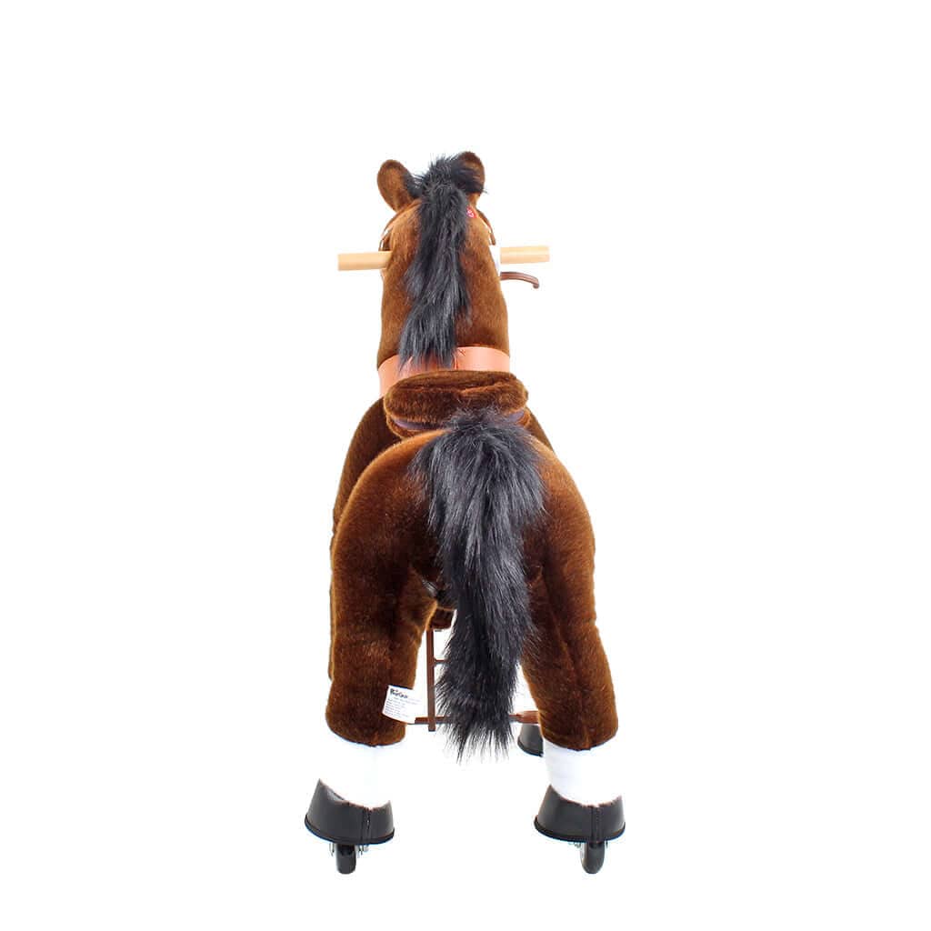 Model U Ride On Horse Toy Age 3-5 Chocolate - HoneyBug 