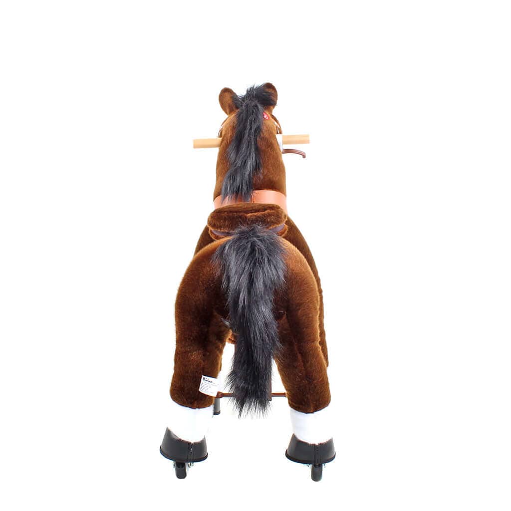 Model U Ride On Horse Toy Age 3-5 Chocolate - HoneyBug 