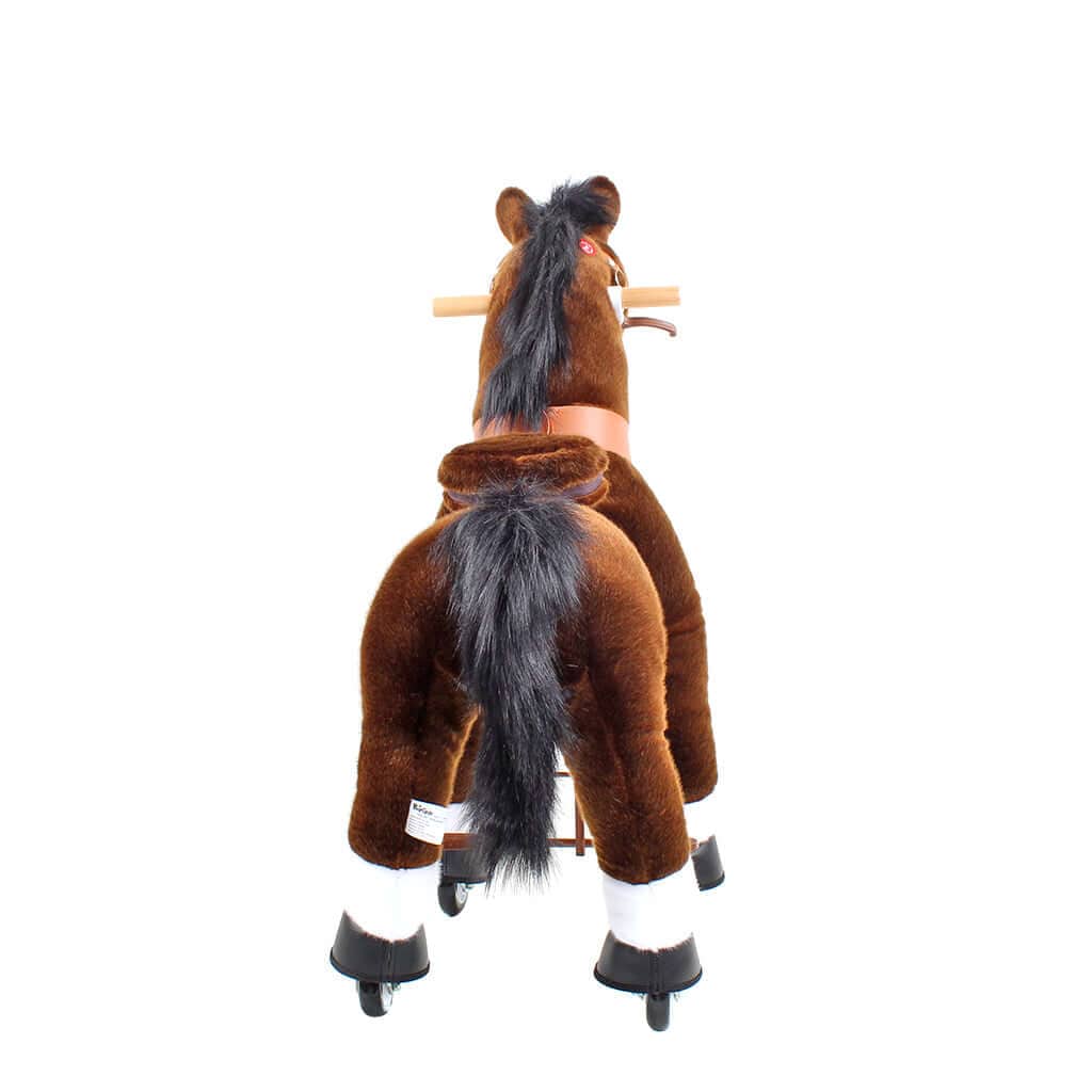 Model U Ride On Horse Toy Age 3-5 Chocolate - HoneyBug 