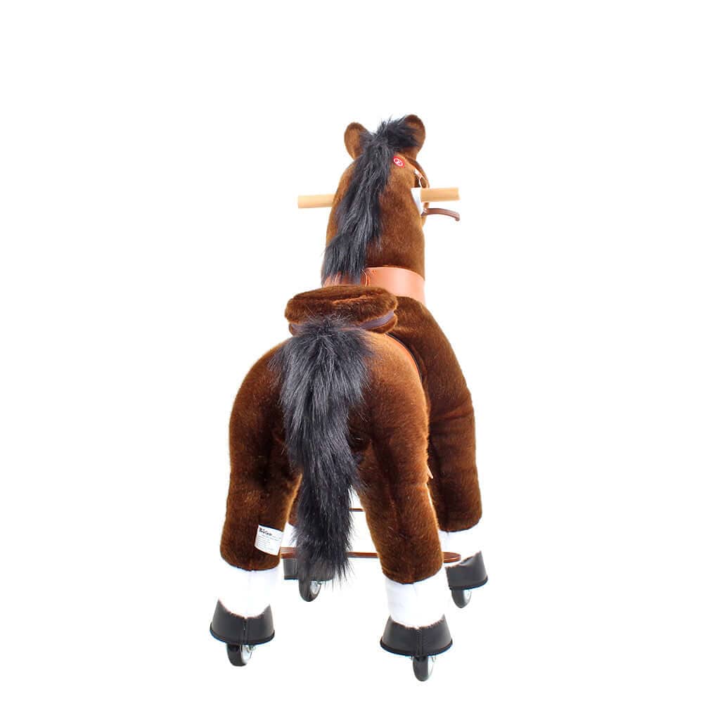 Model U Ride On Horse Toy Age 3-5 Chocolate - HoneyBug 