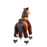 Model U Ride On Horse Toy Age 3-5 Chocolate - HoneyBug 