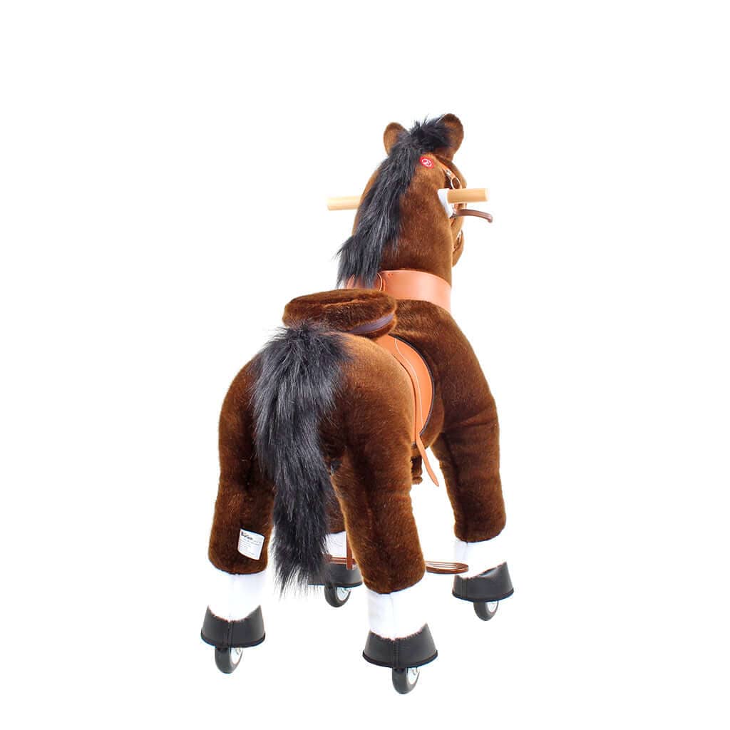 Model U Ride On Horse Toy Age 3-5 Chocolate - HoneyBug 