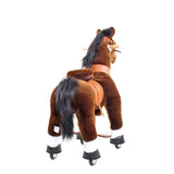 Model U Ride On Horse Toy Age 3-5 Chocolate - HoneyBug 