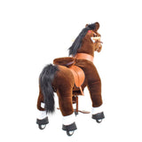 Model U Ride On Horse Toy Age 3-5 Chocolate - HoneyBug 