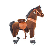 Model U Ride On Horse Toy Age 3-5 Chocolate - HoneyBug 