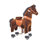 Model U Ride On Horse Toy Age 3-5 Chocolate - HoneyBug 