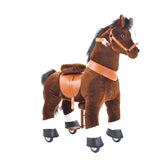 Model U Ride On Horse Toy Age 3-5 Chocolate - HoneyBug 