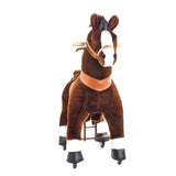 Model U Ride On Horse Toy Age 3-5 Chocolate - HoneyBug 