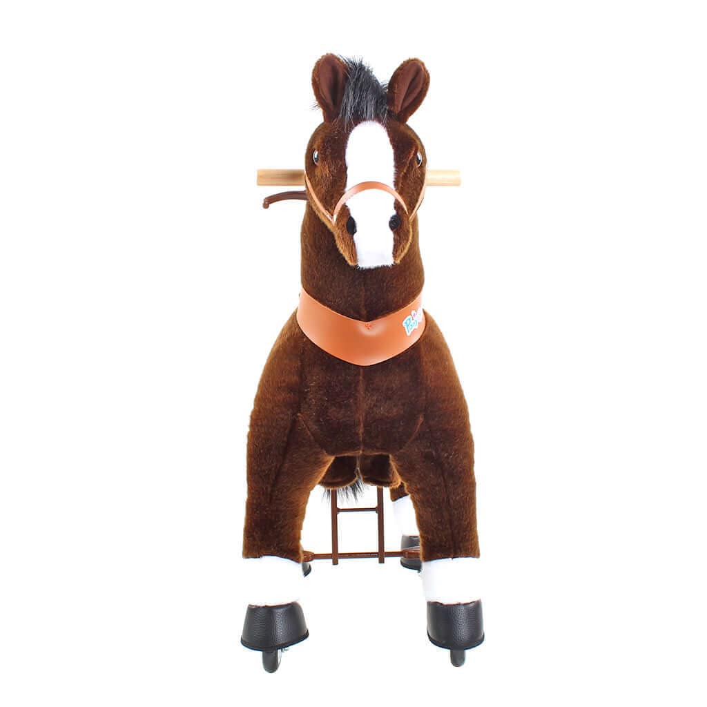 Model U Ride On Horse Toy Age 3-5 Chocolate - HoneyBug 