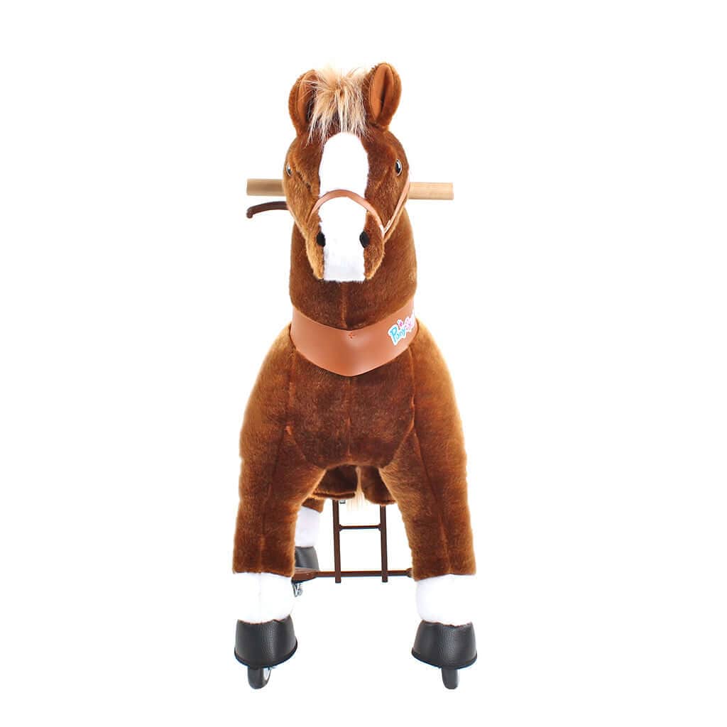 Model U Ride-On Pony Age 3-5 Brown - HoneyBug 