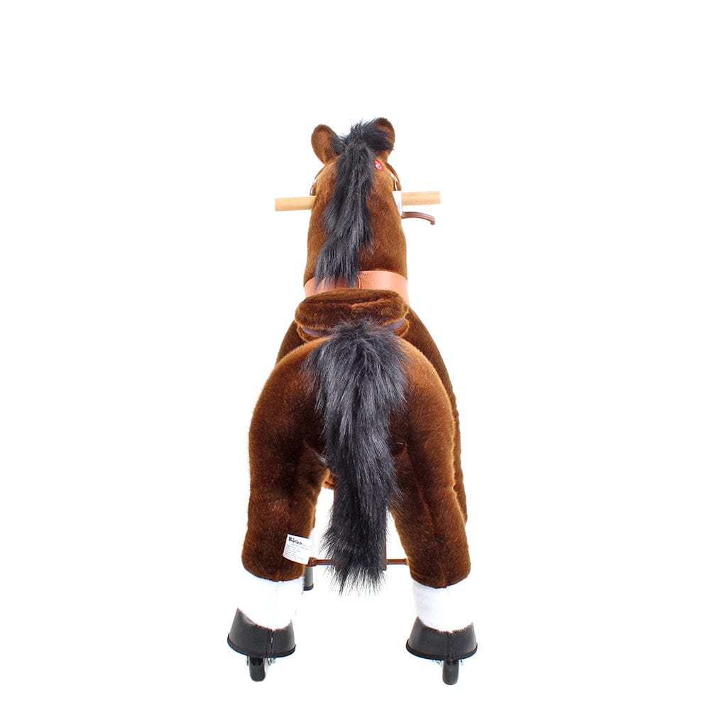 Model U Riding Horse Toy Age 4-8 Chocolate - HoneyBug 