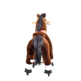 Model U Riding Horse Toy Age 4-8 Chocolate - HoneyBug 