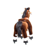 Model U Riding Horse Toy Age 4-8 Chocolate - HoneyBug 