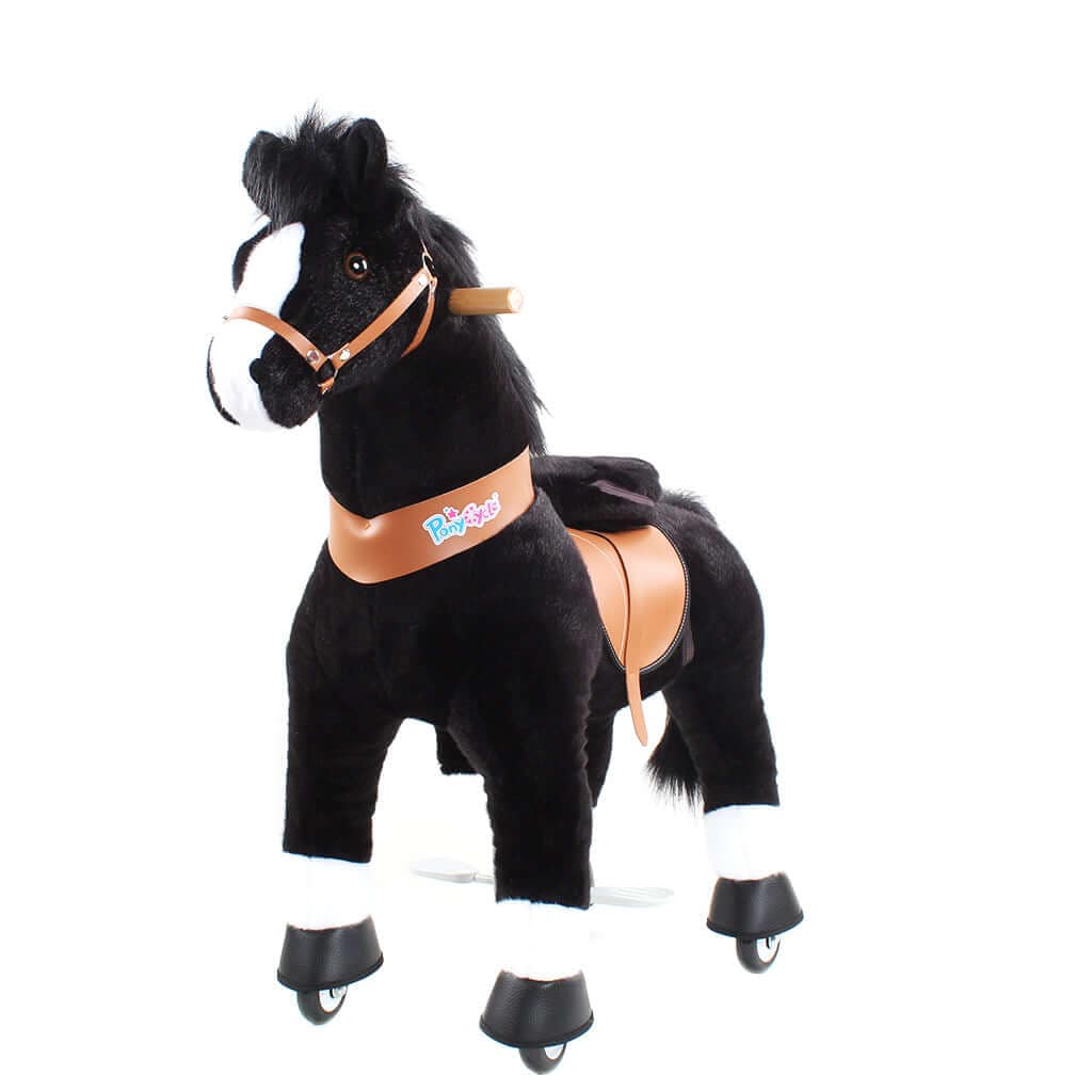 Model U Horse Age 4-8 Black - HoneyBug 