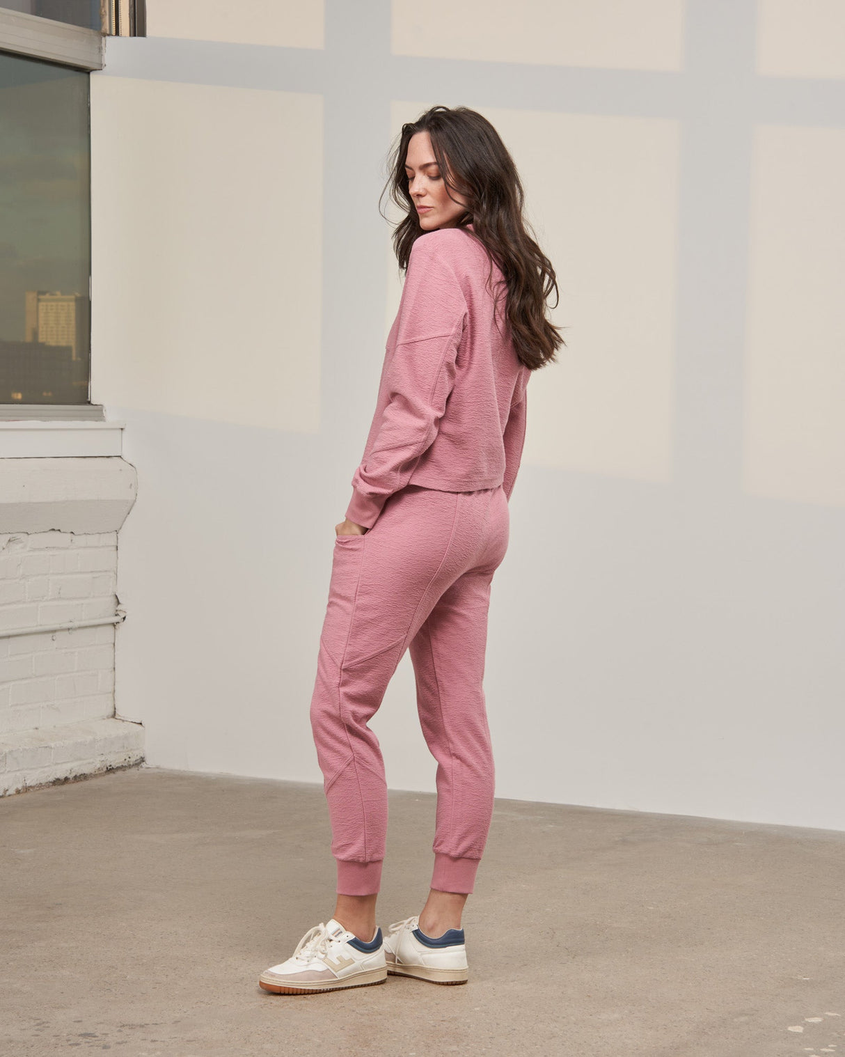 EcoKnit™ Seamed Sweatpant - HoneyBug 