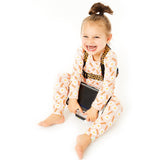 Long Sleeve Pajama Set - Bacon & Eggs Pink - HoneyBug 