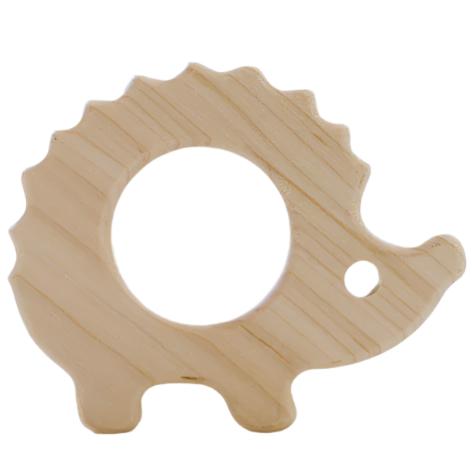 Hedgehog Wooden Baby Grasping Toy - HoneyBug 