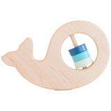 Whale Wooden Baby Rattle - HoneyBug 