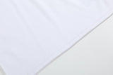 White Cotton Layering Girls Shirt
