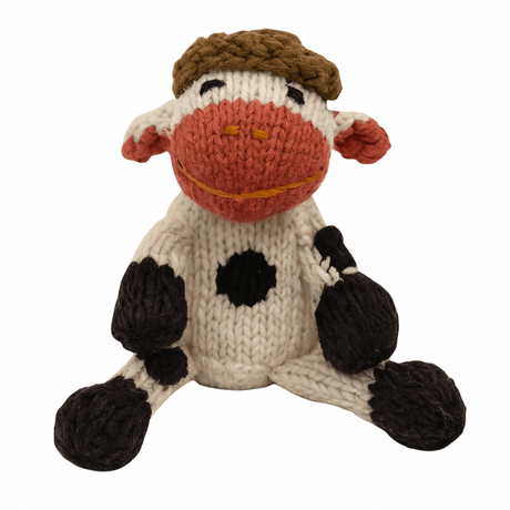 Wool Knit Buddy  | Willa the Cow - HoneyBug 