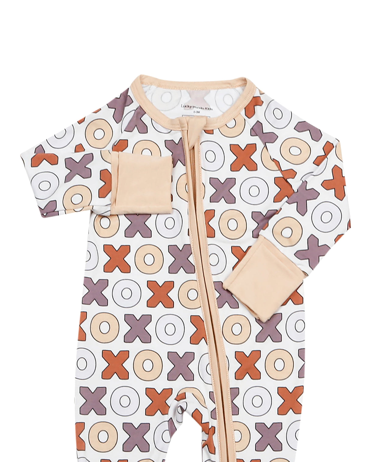 Bamboo Zip Romper | Xoxo - HoneyBug 