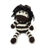 Wool Knit Buddy  | Zachary the Zebra - HoneyBug 
