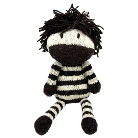 Wool Knit Buddy  | Zachary the Zebra - HoneyBug 