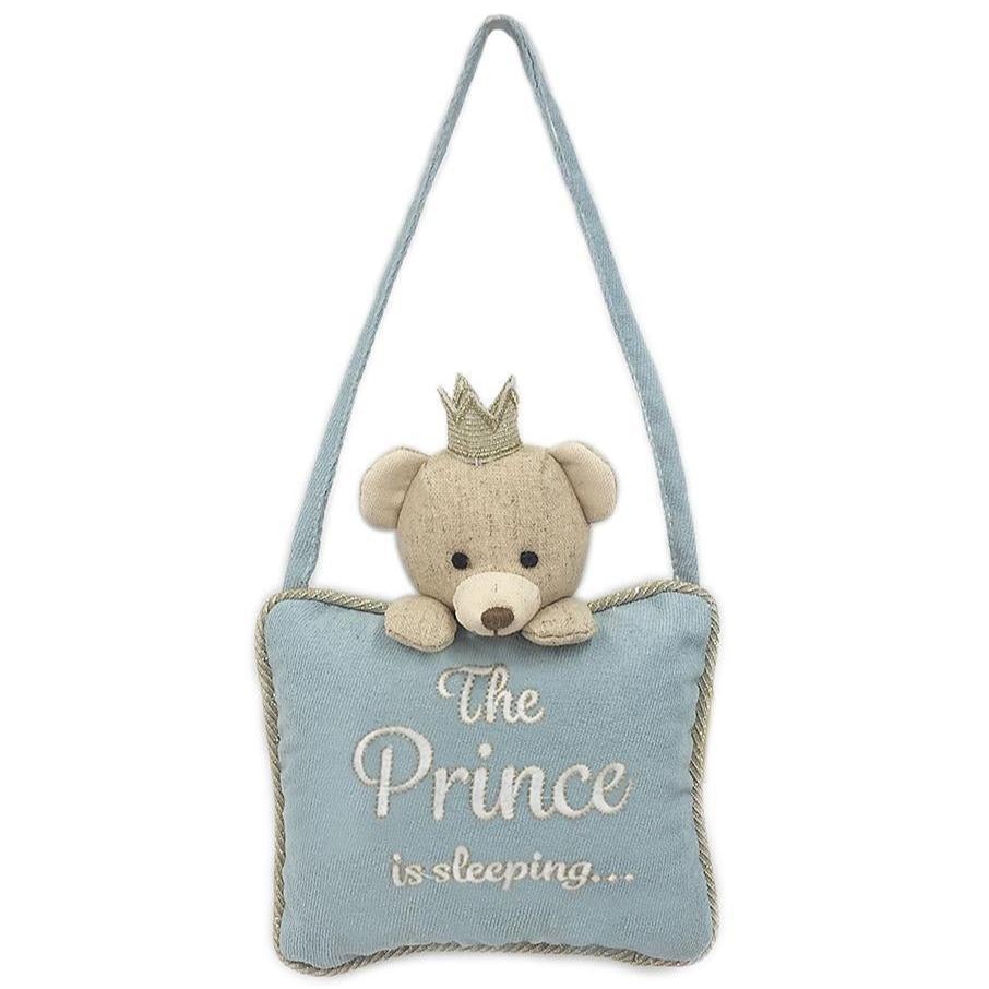 The Prince Is Sleeping Door Hanger - HoneyBug 