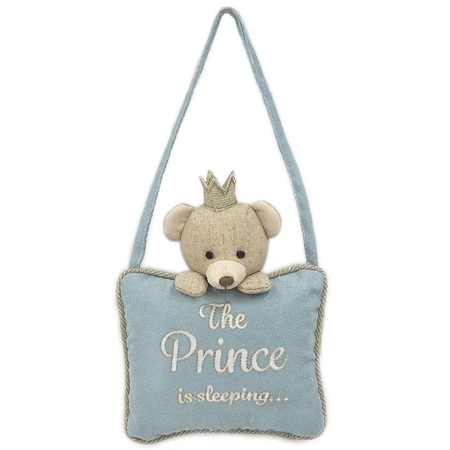 The Prince Is Sleeping Door Hanger - HoneyBug 