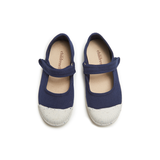 ECO-friendly Canvas Mary Jane Sneakers in Navy by childrenchic - HoneyBug 