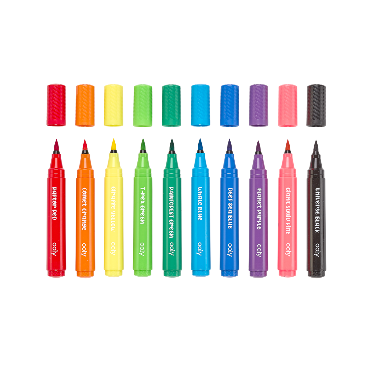 Big Bright Brush Markers by OOLY - HoneyBug 