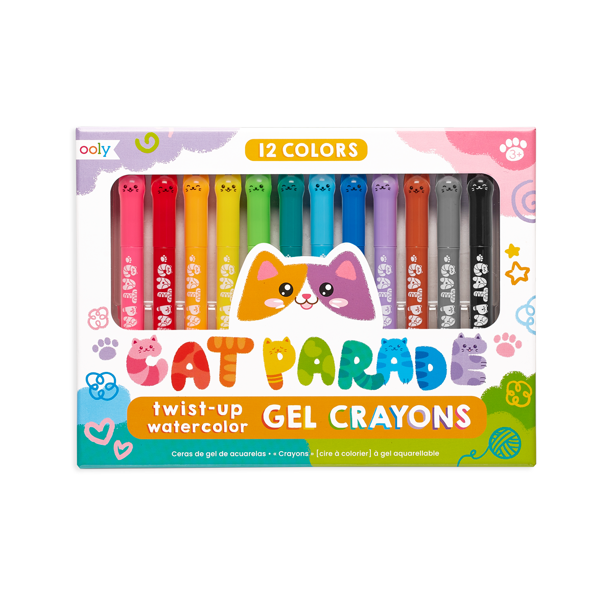 Cat Parade Gel Crayons by OOLY - HoneyBug 