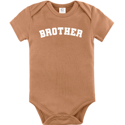 Brother Collegiate Bodysuit - Ginger - HoneyBug 