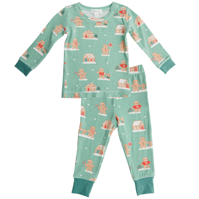 Green Gingerbread Lounge Set - HoneyBug 