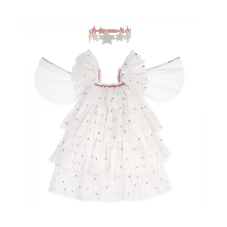 Sequin Tulle Angel Dress Up - HoneyBug 