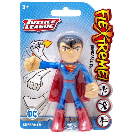 Mattel Justice League 4-Inch Flextreme Figure - Superman - HoneyBug 