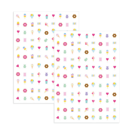 Lolly Nail Stickers - 2 Sheets - HoneyBug 